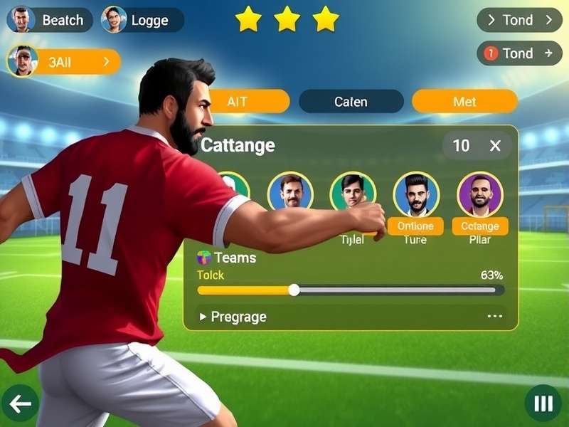 Indian Football Ace Emperor team management interface